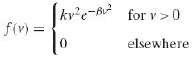 According to the Maxwell-Boltzmann law of theoretical physics, the probability