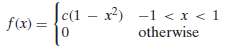 Let X be a random variable with probability density function(a)