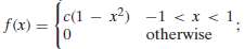Compute E[X] if X has a density function given by(a)(b)(c)