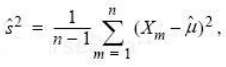 Find the variance of the sample standard deviation,Assuming that the