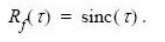 Which of the following could be the correlation function of