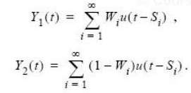 Y,(t) = EW,u(t-S,), EW u(t-S,) i = 1 E(1-W,)u(t-S,). j = 1 Y,(t) 