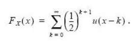 Σθ. *+1 Fr(x) -Σ3 u(x-k). *= 0 