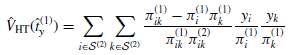 Suppose the phase I sample is an unequal-probability sample of