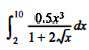 Use MATLAB to calculate the following integral:(a)(b)