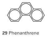 The phenanthrene molecule (29) belongs
