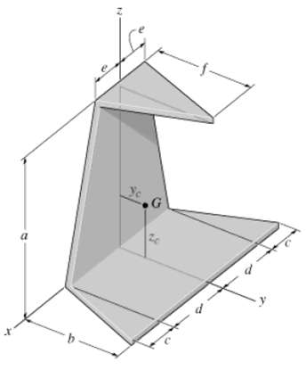 A triangular plate made of thickness which is very small