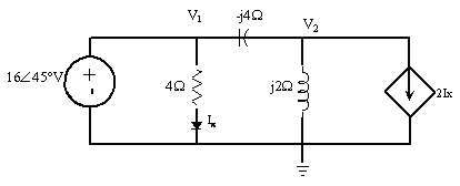 Find the voltage across the indicator in the circuit
