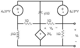 Find V0 using Norton€™s theorem for the circuit shown.