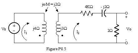Find the voltage gain Vo/Vs of the network shown in 2840