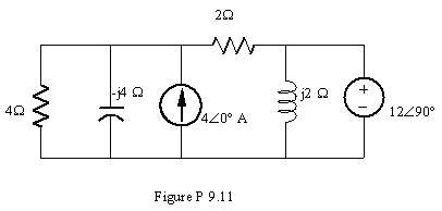 Determine the average power absorbed by the 4-ohms resistor in