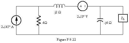 Determine the impedance ZL for maximum average 7