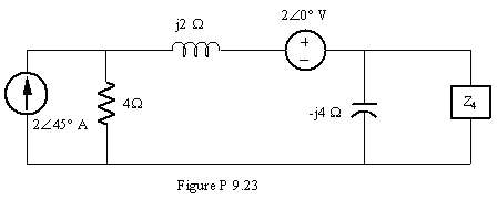 Determine the impedance ZL for maximum average 2