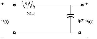 Given the low-pass filter circuit in fig 11PFE-3,
