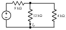 If the power absorbed by the resistor in the network