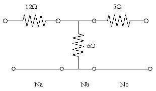 Find the transmission parameters of the network shown