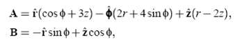 A = f(cos o+32)- $(2r+4 sino) +2(r- 22), B = -i sino+2cos o, 