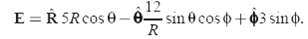 12 E = R SRcos 0-0- sin e cos sin 0 cos+43 sin o. +03 sin o. 