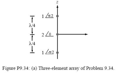 1 42 N4 N4 1 Z12 Figure P9.34: (a) Three-element array of Problem 9.34. 