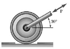 A 20-kg roller of diameter 200 mm, which is to