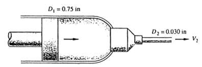 The hypodermic needle in the figure contains
