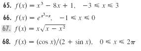 (a) Use a graph to estimate the absolute maximum and