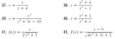 38. 37. v= r' + 1 39. y 39. 40. y x² + 3r - 10 41. h(x) 42. F(x) %3! V4r + 3r + 2 