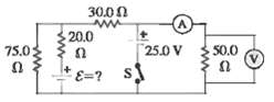 In the circuit shown in Fig. the batteries have negligible