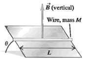 B(vertical) Wire, mass M 