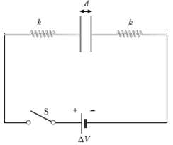 The circuit in Figure P26.38 consists