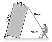 1.75 m Rope 58.0° 3.75 m 