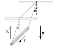 A metal rod having a mass per unit length