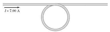 A conductor consists of a circular loop