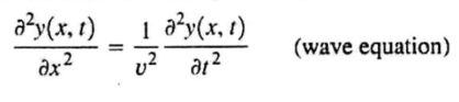 1 a²y(x, t) azy(x, t) (wave equation) 