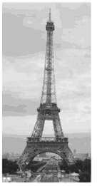 The Eiffel Tower (Fig. 13-29) is built of wrought iron