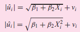 Jû¡| = /B1 + B2X; + v; VB1 + B2X} + v; Bi + B2X + vi J |û¡|= 