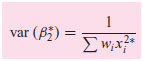 var (B5) = 2 Σwx 