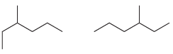 Consider each pair of compounds below, and determine whether the