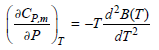 For the equation of state Vm = RT /P +