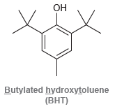 ОН Butylated hydroxyfoluene (BHT) 