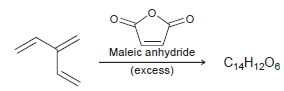 Maleic anhydride (excess) C14H1208 
