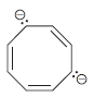 Do you expect the following dianion to exhibit aromatic stabilization?