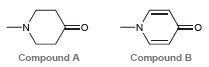 The following two compounds each exhibit two heteroatoms (one nitrogen
