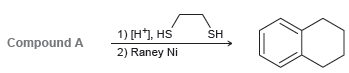 1) [H*), HS 2) Raney Ni SH Compound A 
