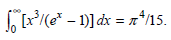 – 1)] dx = n*/15. 