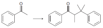 Propose an efficient synthesis for the following transformation.