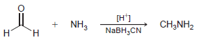 [н'] NABH,CN + NH3 CH;NH2 Н 