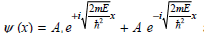 2mE -x- 2mE v (x) = Ae 