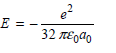 E = 32 TEgdo 