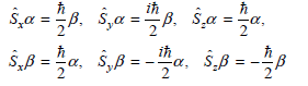 S,α-3β. 5,α = 1β 5,a- Ŝ„B = - in -α, ρ-3 p---p 6,β -5a 3,β = -η α, sβ. 2 